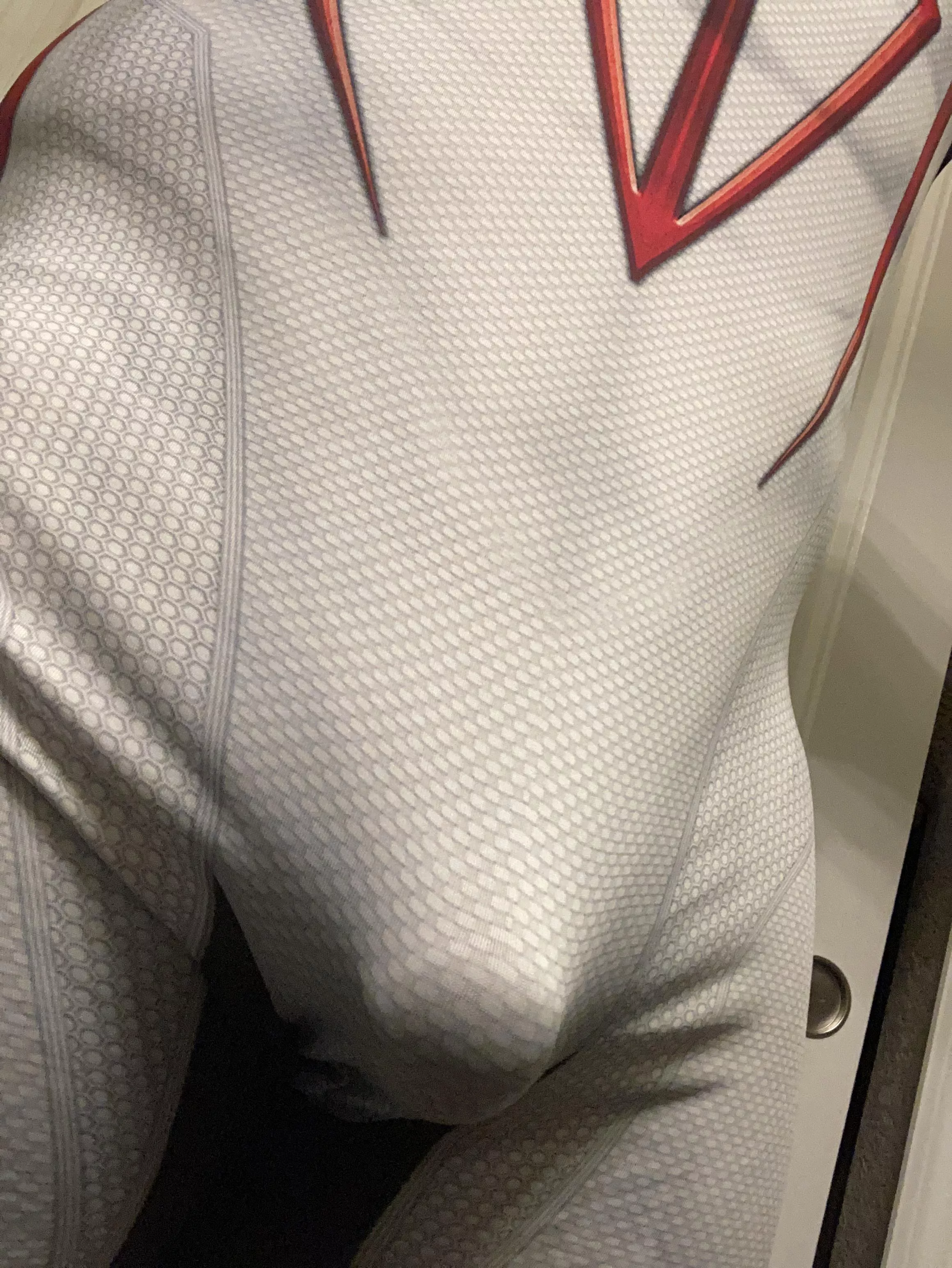 It’s hard hiding this in the suit