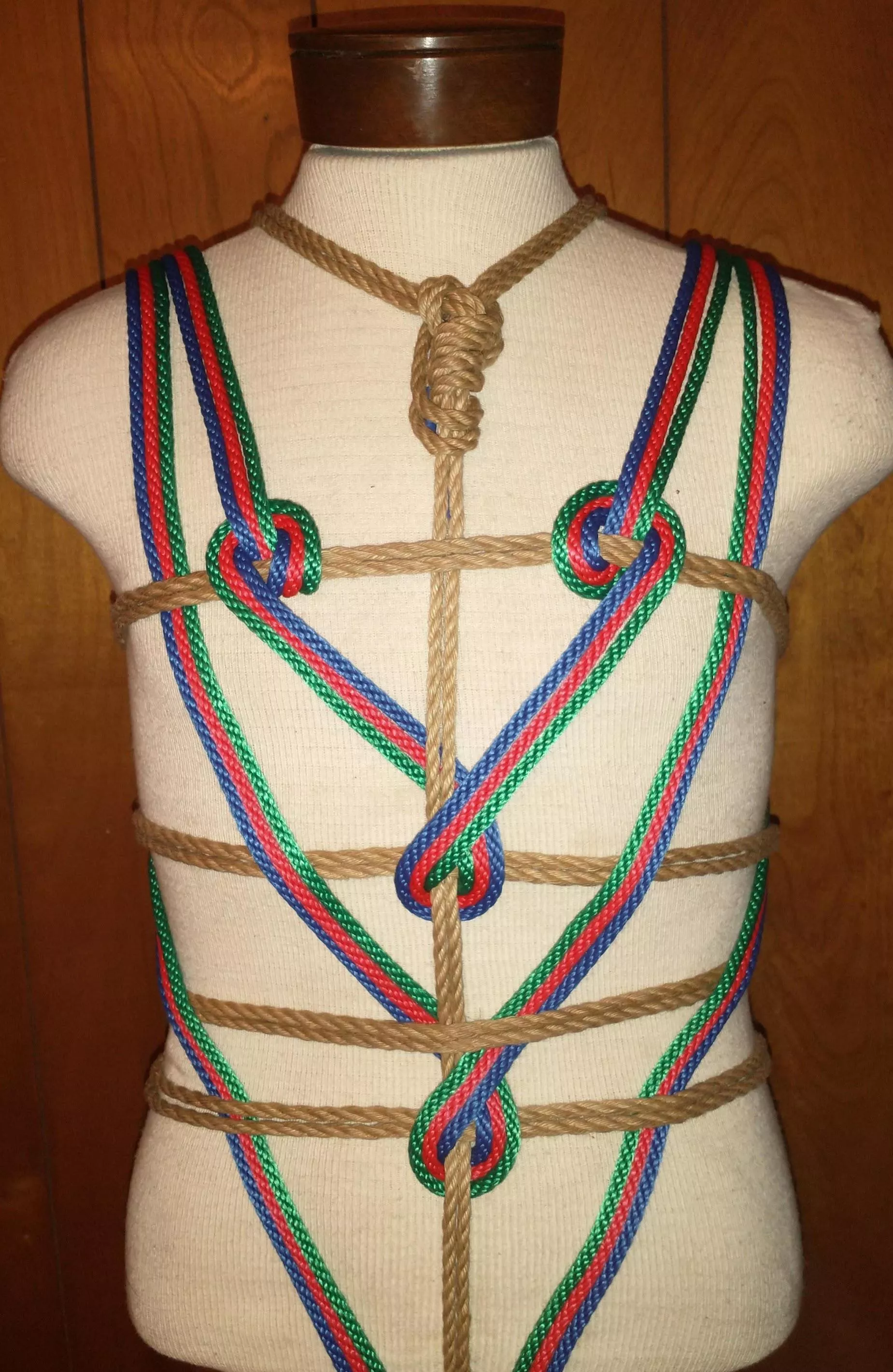 just a little practice on the mannequin