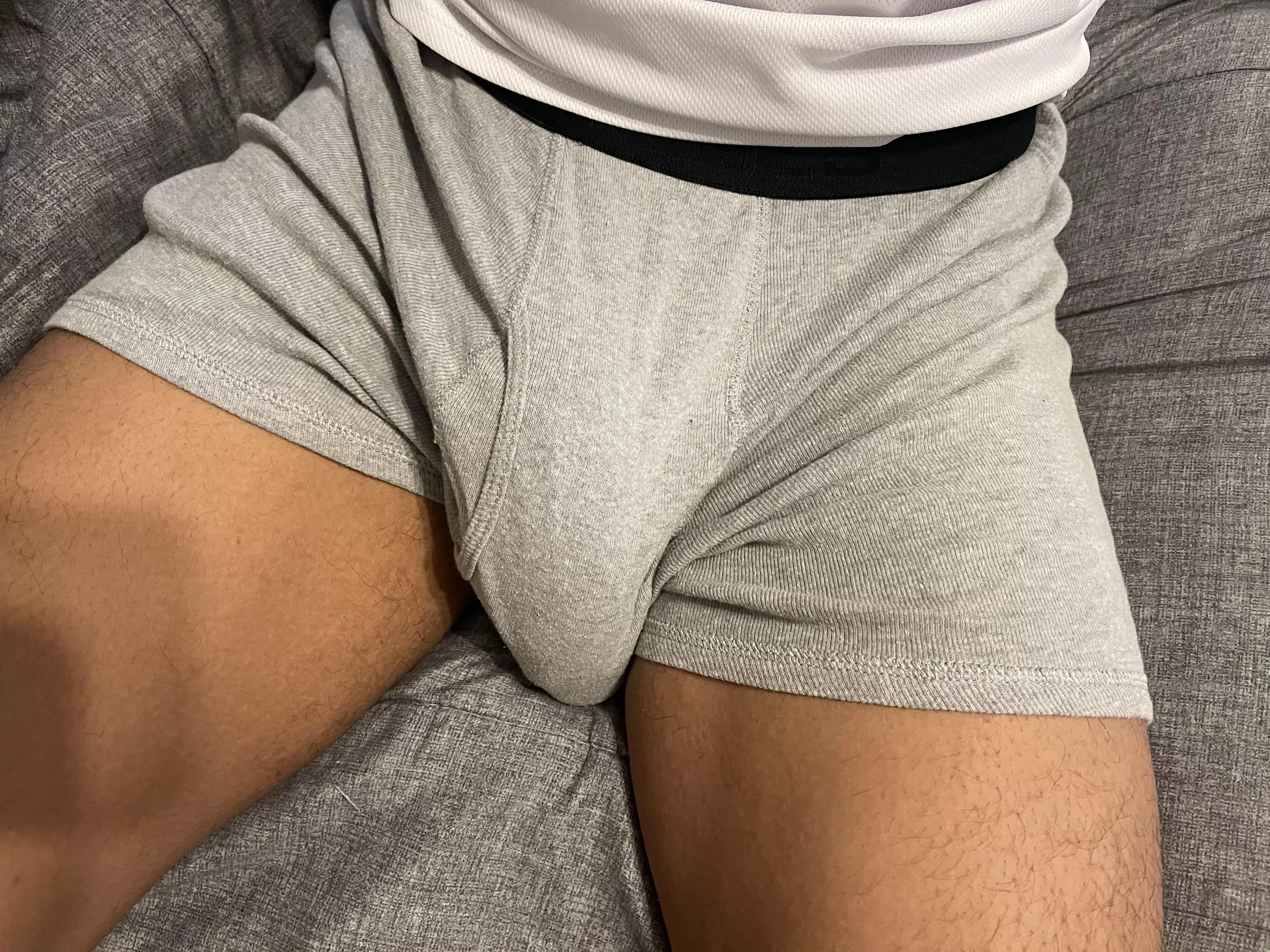 Laundry day means kicking it in your underwear