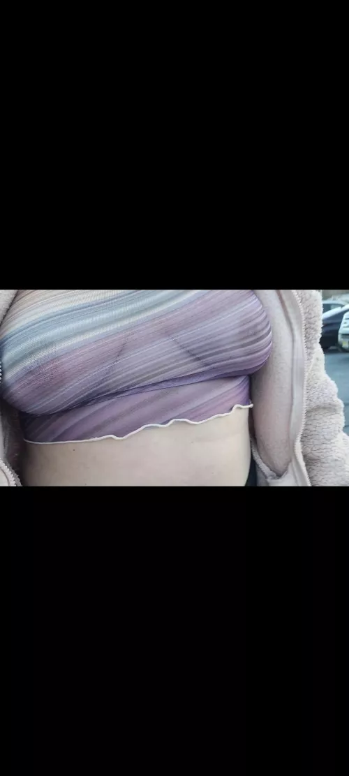 love my see thru tops! especially in the freezer aisle!