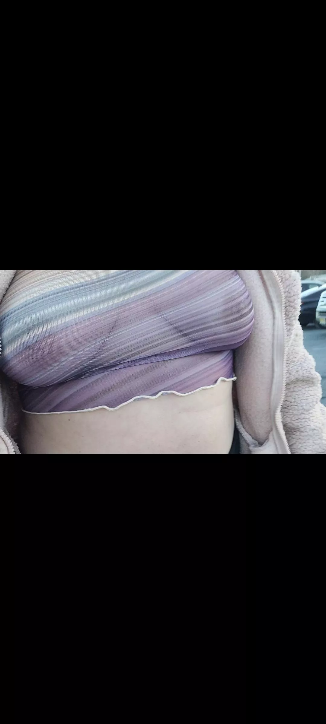 love my see thru tops! especially in the freezer aisle!