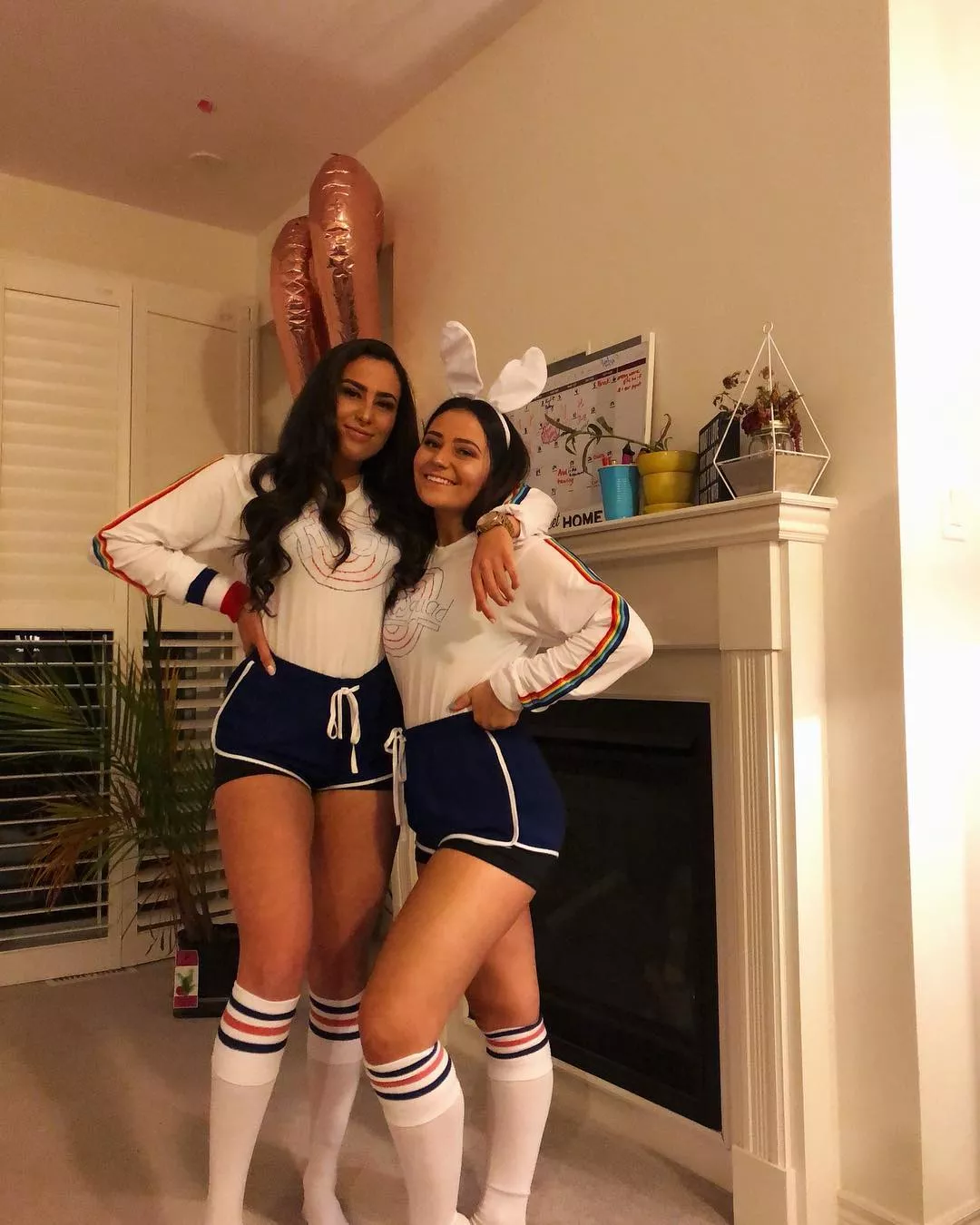 Matching costumes