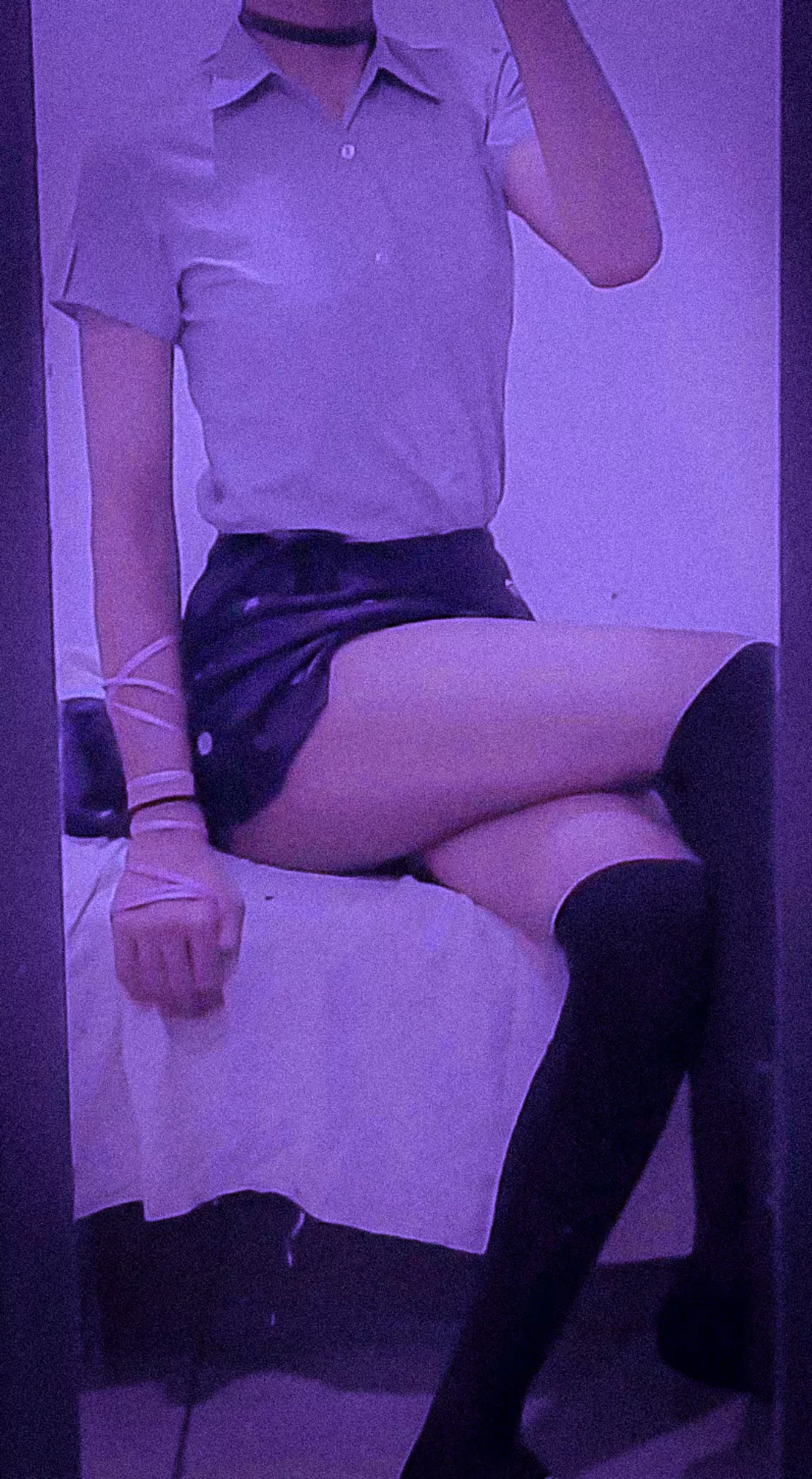 me dressed as a school girl <3