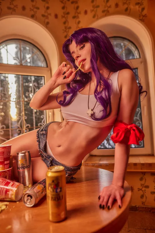 Misato Katsuragi from Evangelion by Caterpillarcos