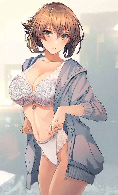 Mutsu in lingerie [Kancolle]