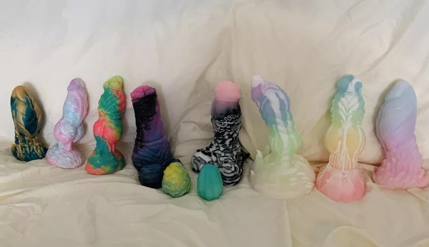 My Strange Bedfellas order just came in, time for a new group photo. I’m such a big fan of this maker!