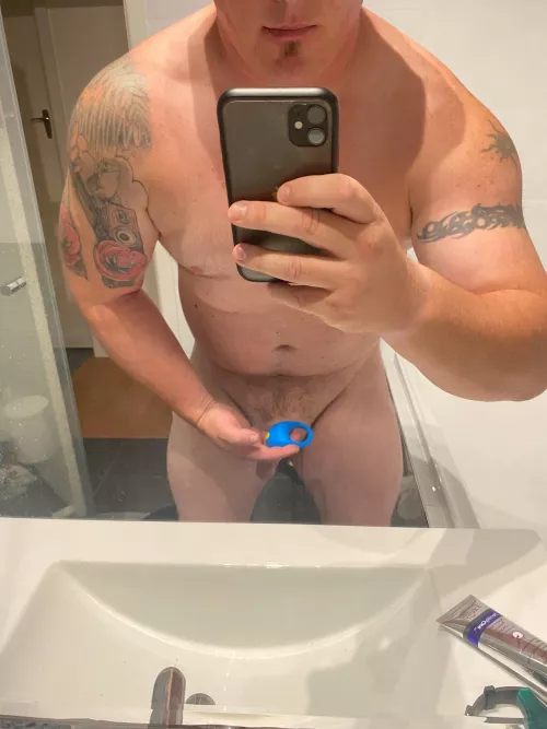 New cock ring to play with