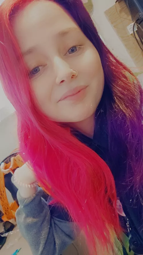 new hair added some pink