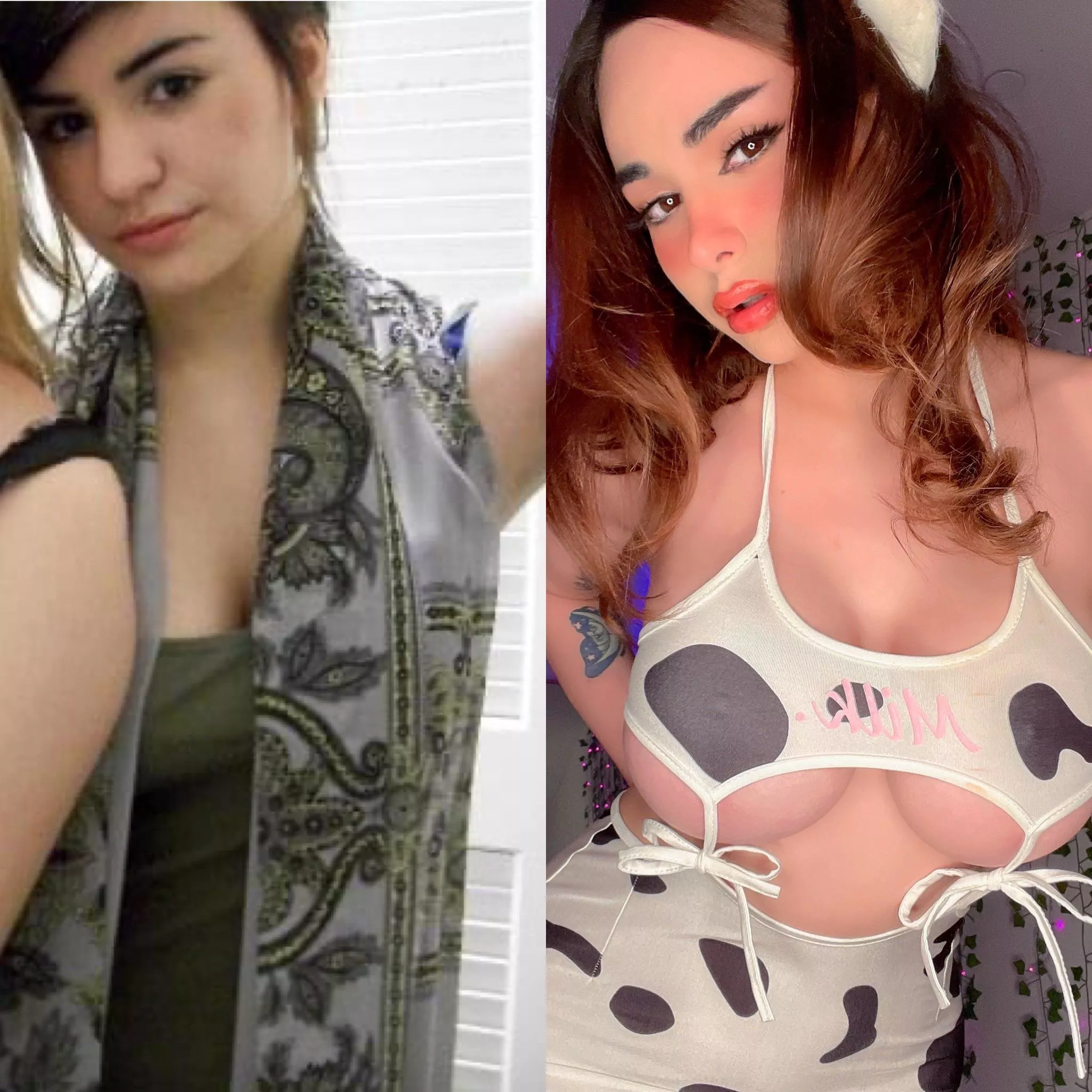 nose job, boob job, and fillers so far for my transformation! still lots to go ☺️💘