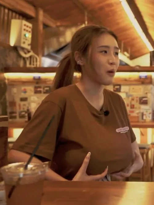 Not even a baggy shirt hides them