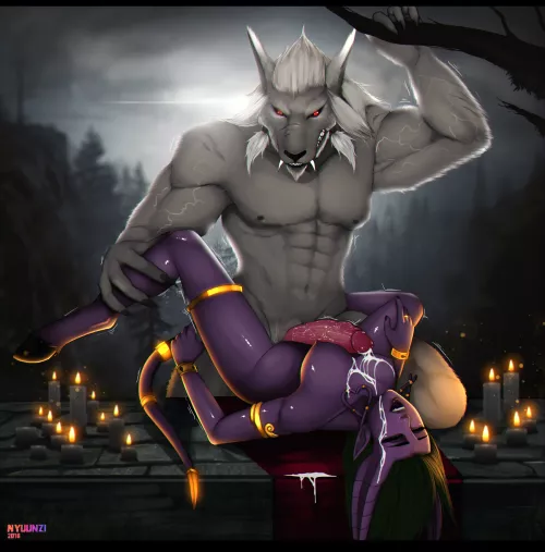 Pumping in the moonlight (Nyuunzi) [Warcraft]