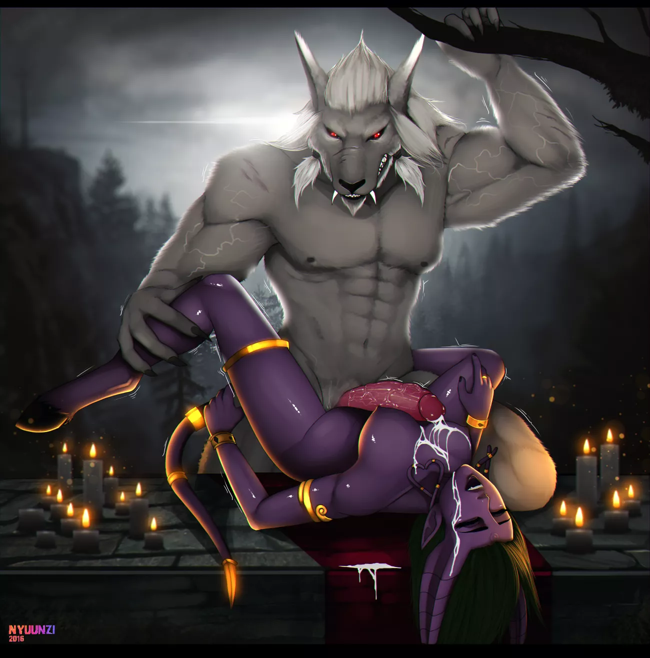 Pumping in the moonlight (Nyuunzi) [Warcraft]