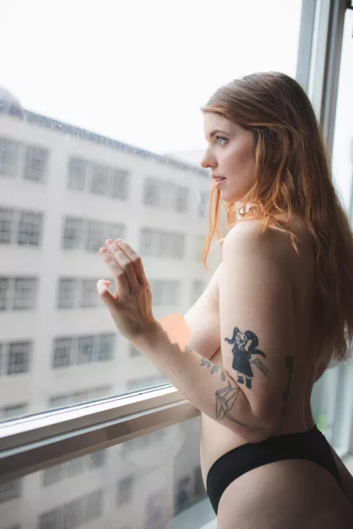 React if you’d pound me against the window