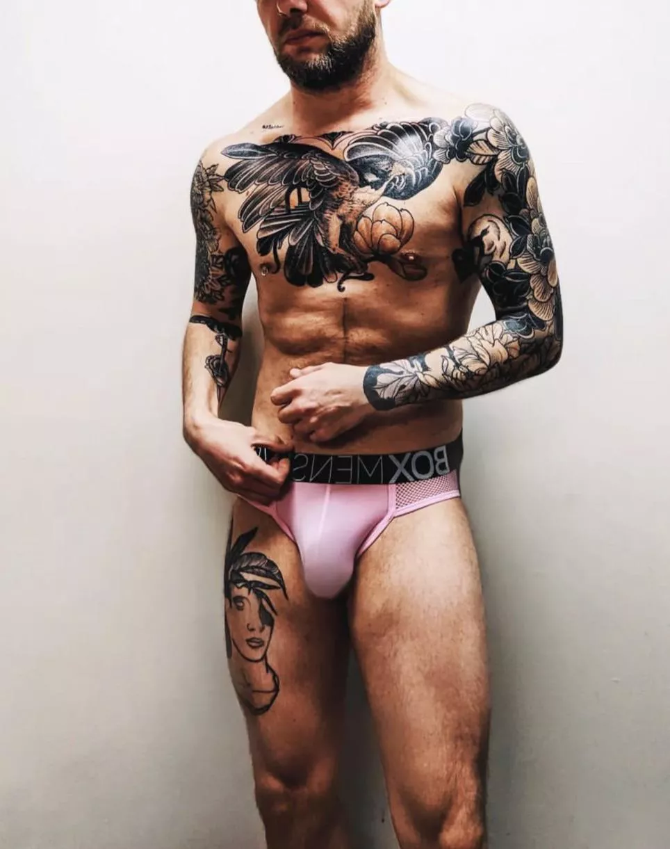 Real men wear pink briefs [37]