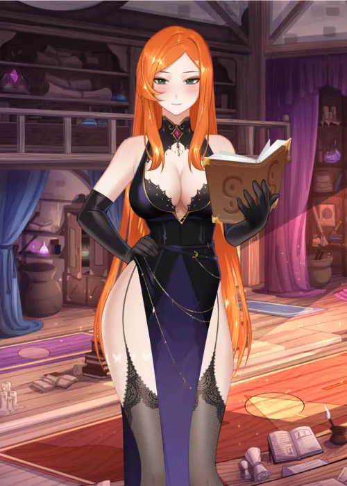 Redhead Vanessa is ready to teach (Top House) [WANDERER]
