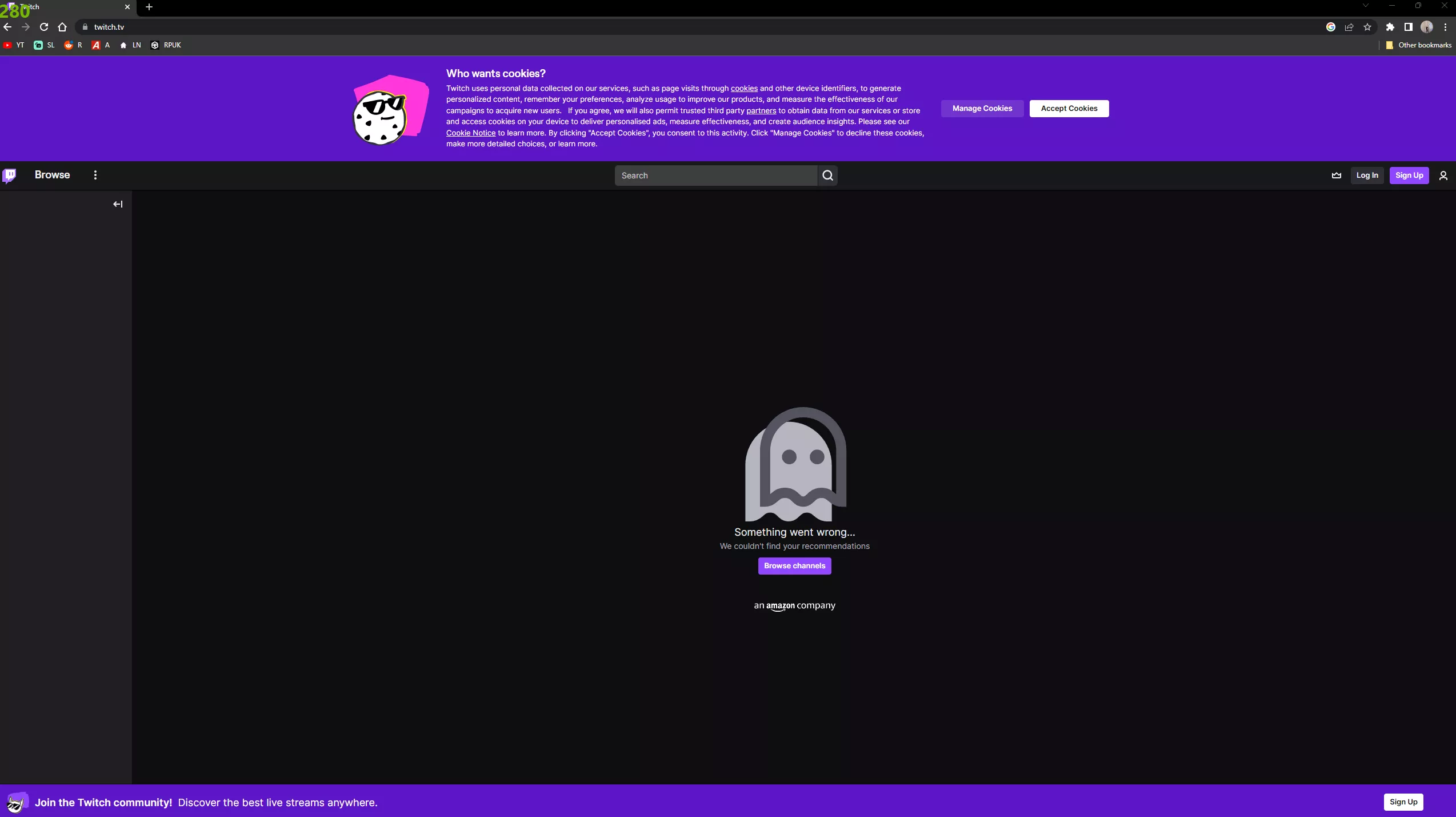 Something went wrong..