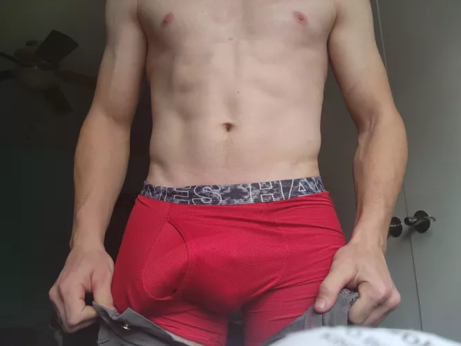 Sometimes it's more difficult to pull my pants up & on