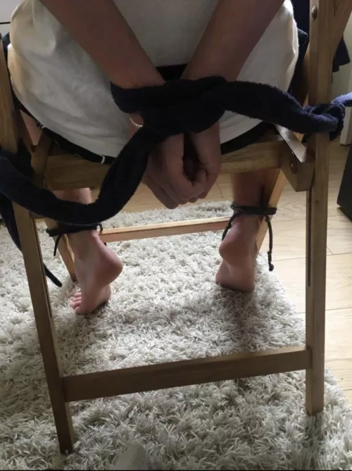 The babysitter thought it was just a game of cops and robbers…