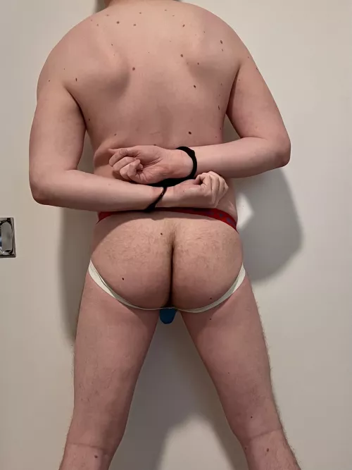 Wearing a jock feels more sub than being naked