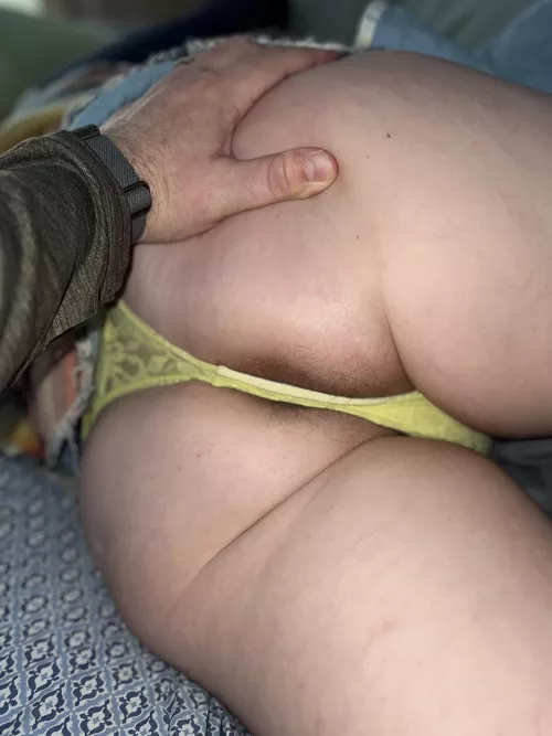 Wife’s yellow thong