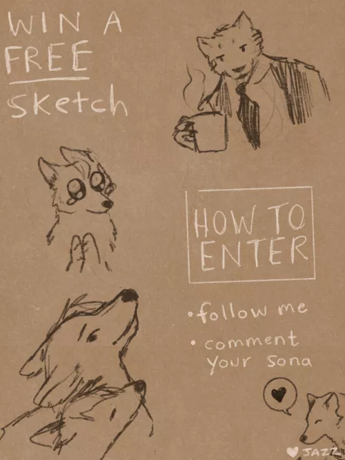Win a free sketch!! [comment to enter]