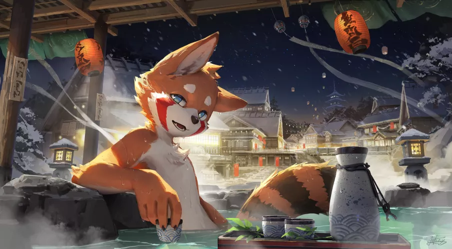 Winter Hot Spring [Lokey]