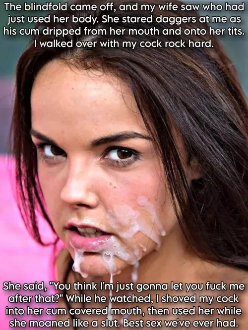 You think I'll just let you? (Remember that these are fantasy, and unless everyone's having fun, no one should! My wife likes things like this!)