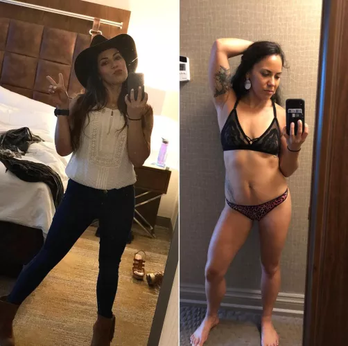 32[f] Traveling for work…Think the guys at the hotel bar ever wonder or fantasize about what’s underneath? 🤷🏻‍♀️