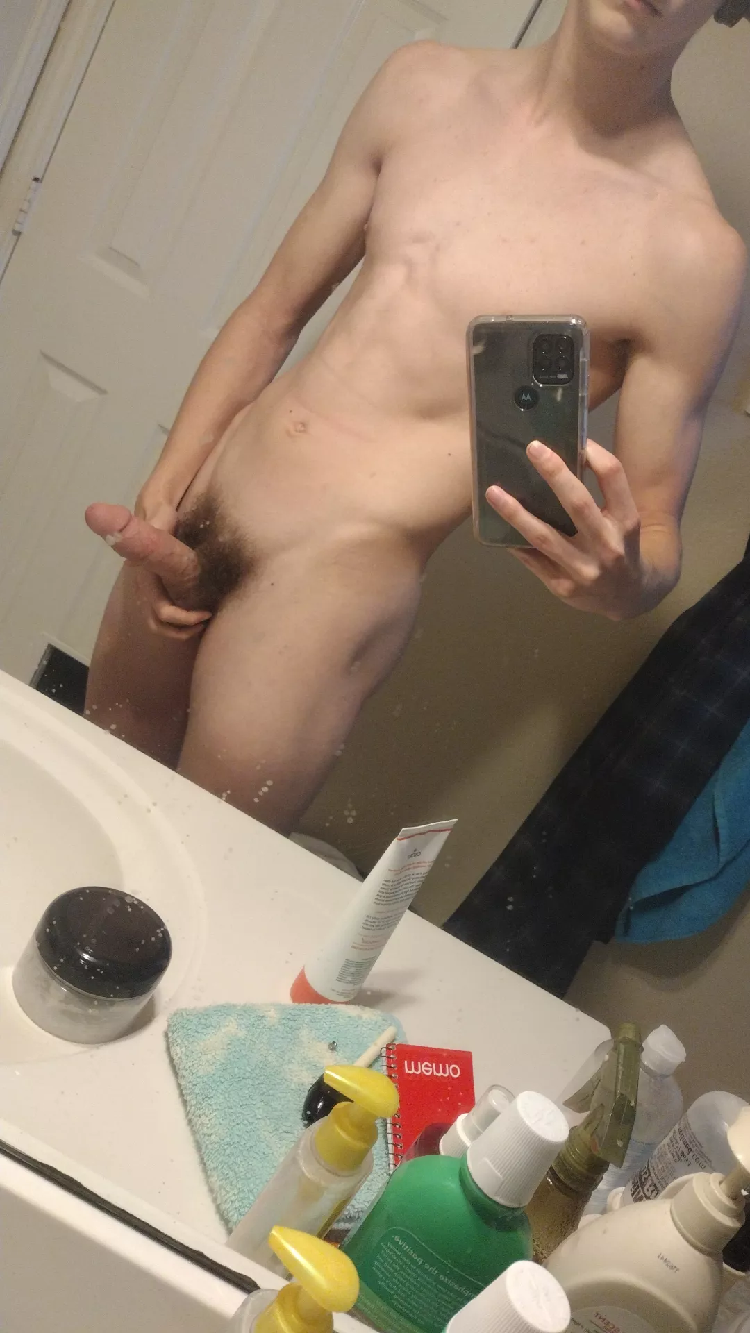 Anybody out there wanna see more of my cut cock?