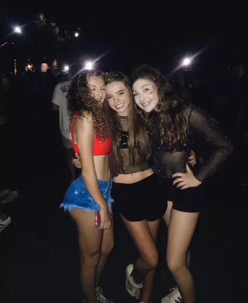 between my friends and I