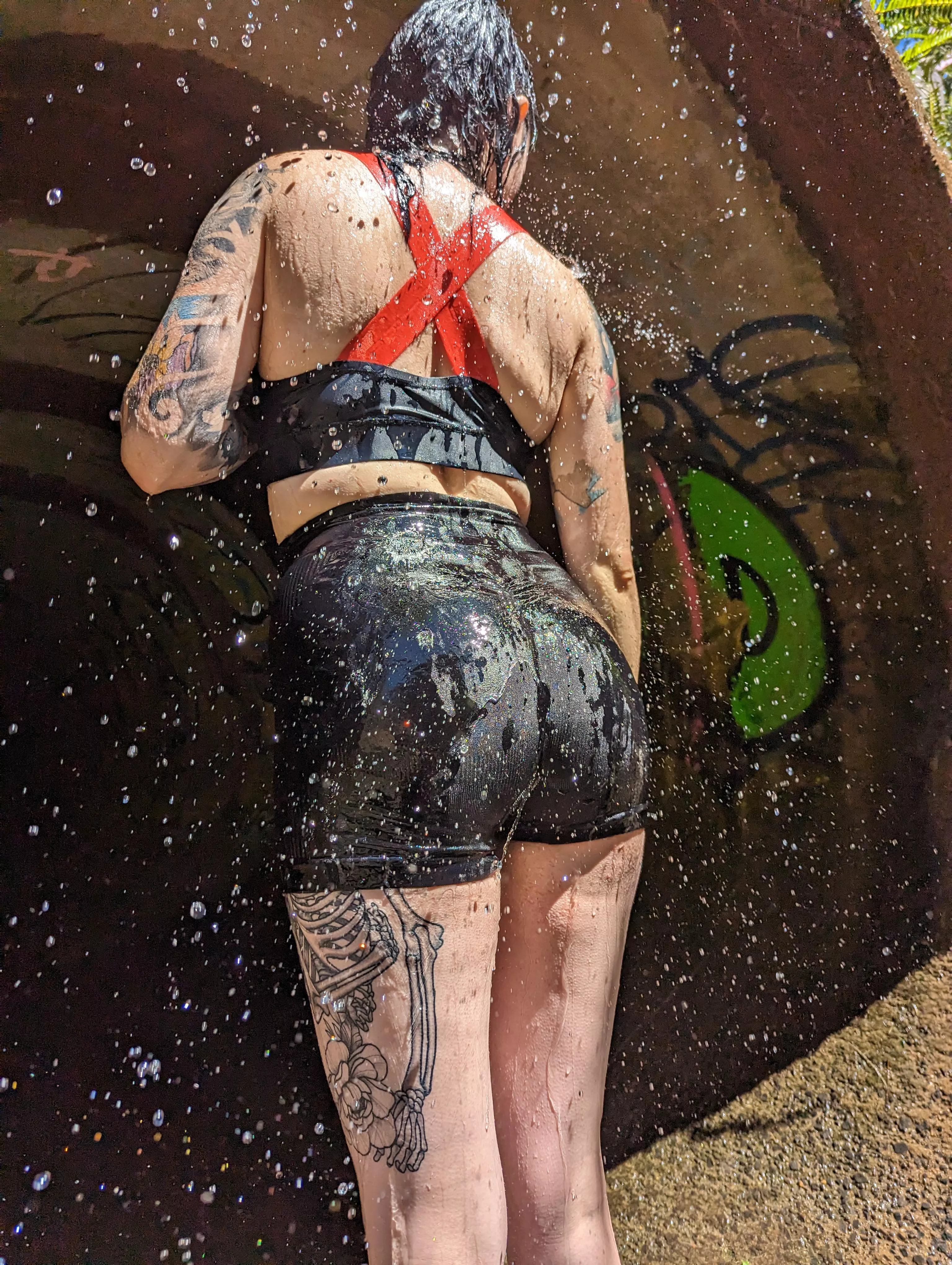 Caution... Slippery when wet 💦