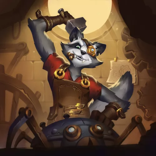 Check out this raccoon engineer from our upcoming animal fantasy game!