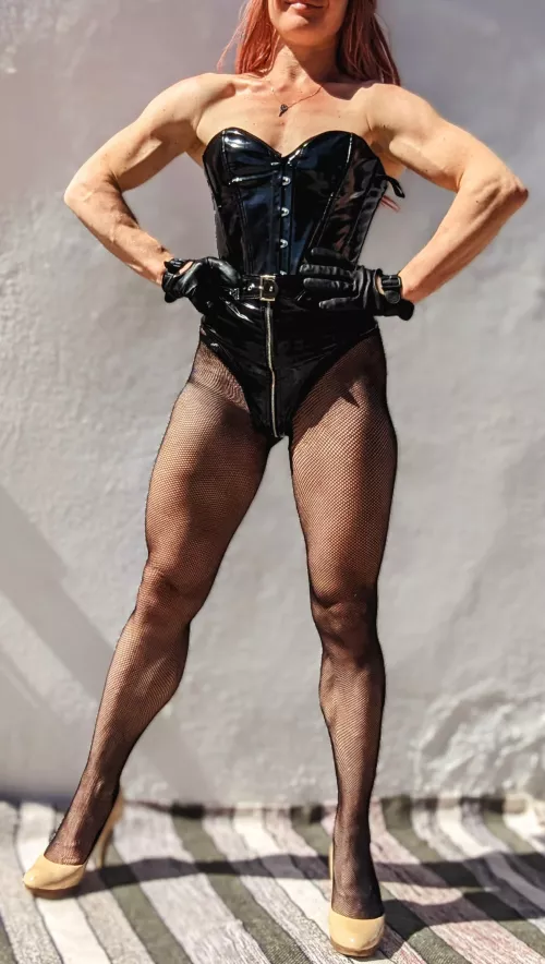 Feel so good and strong with my corset on