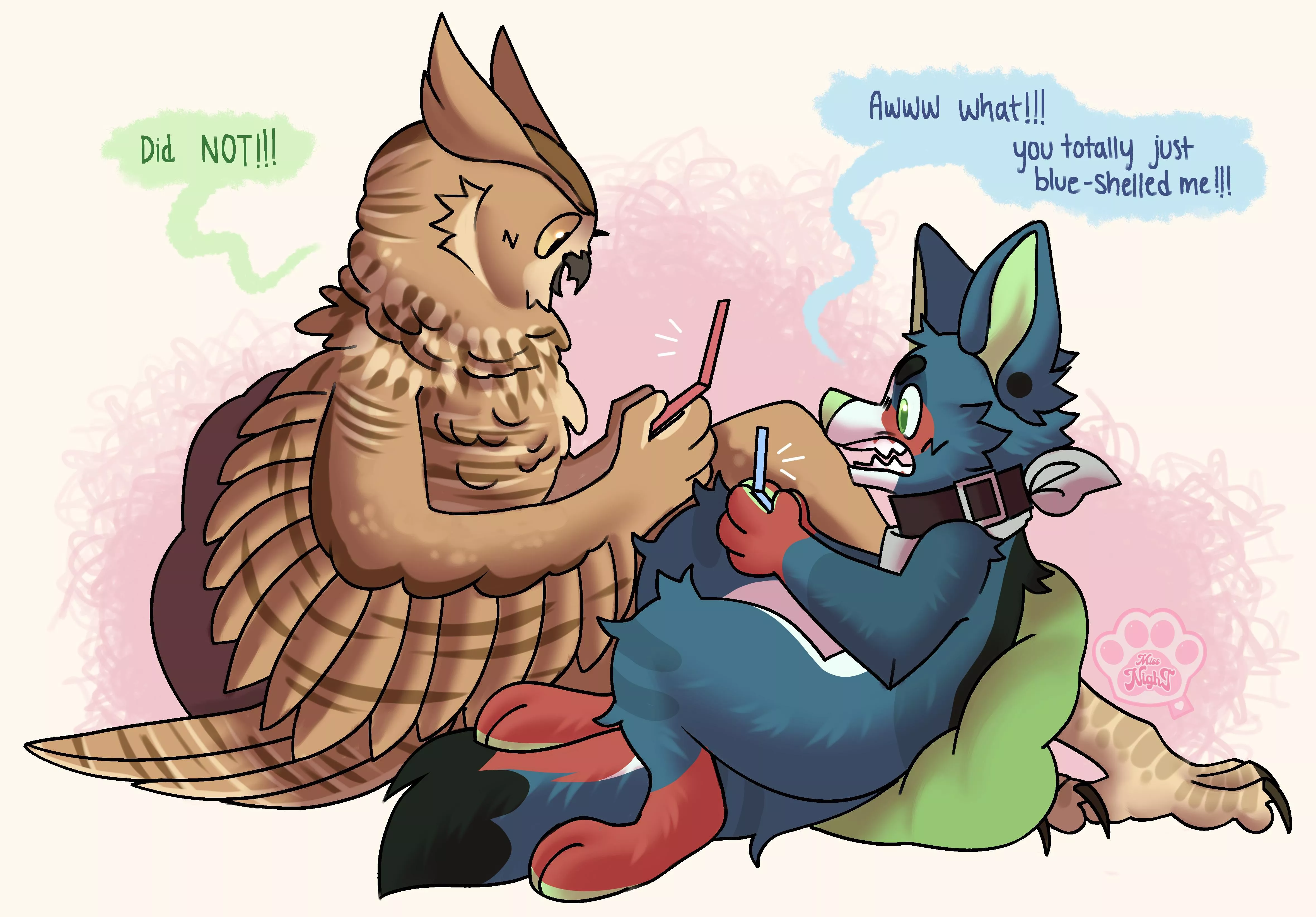 Gaming Together (Art by ItsMissNight)