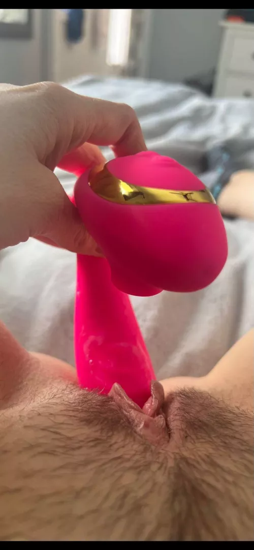 Having a little fun while hubby’s at work. Who wants to come play with me?