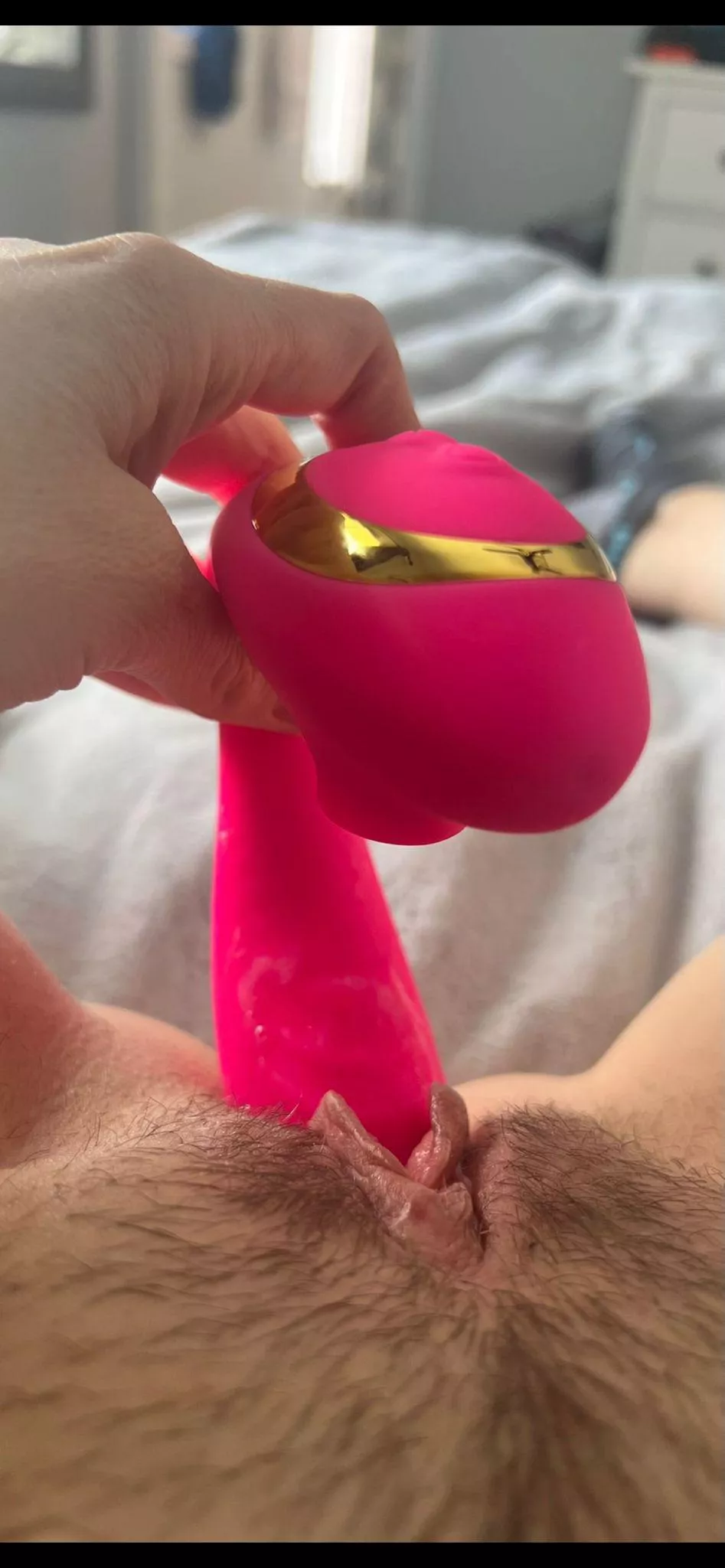 Having a little fun while hubby’s at work. Who wants to come play with me?