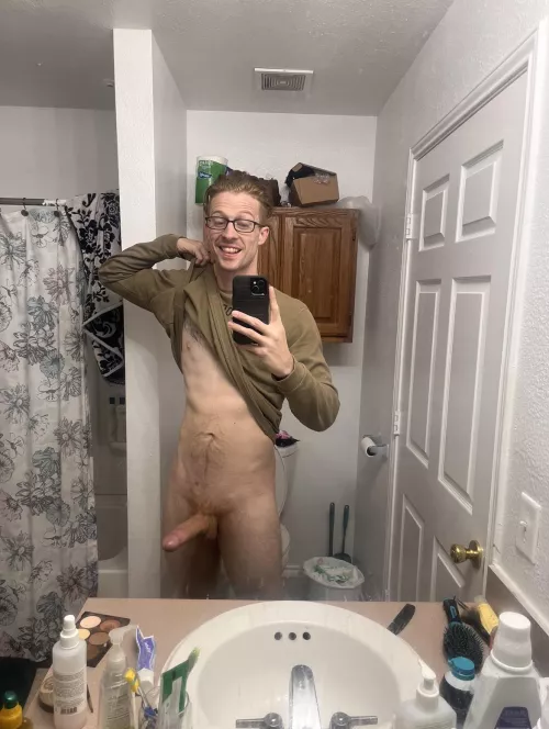 Hopefully only seeing the sliver of one of my tats is okay 😏