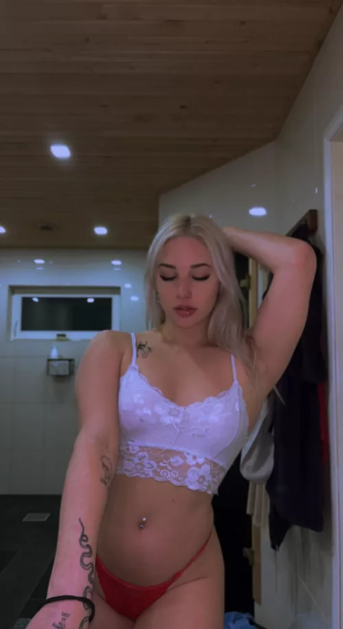 I always wear a thong at home