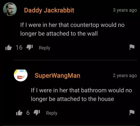 If I were in her the house would no longer be attached to the earth