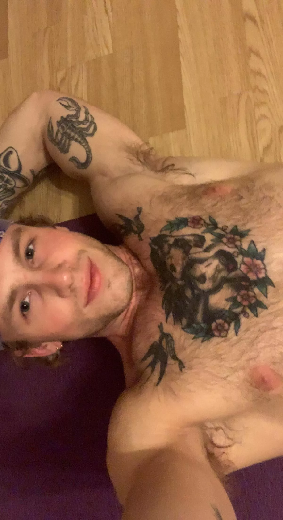 Kinda sweaty after a workout