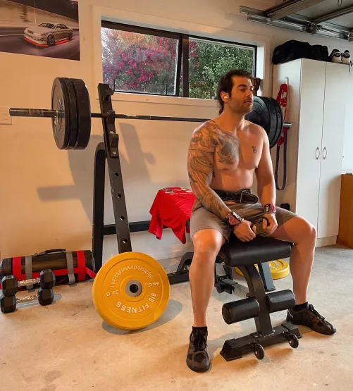 Let’s close the garage door and workout together…