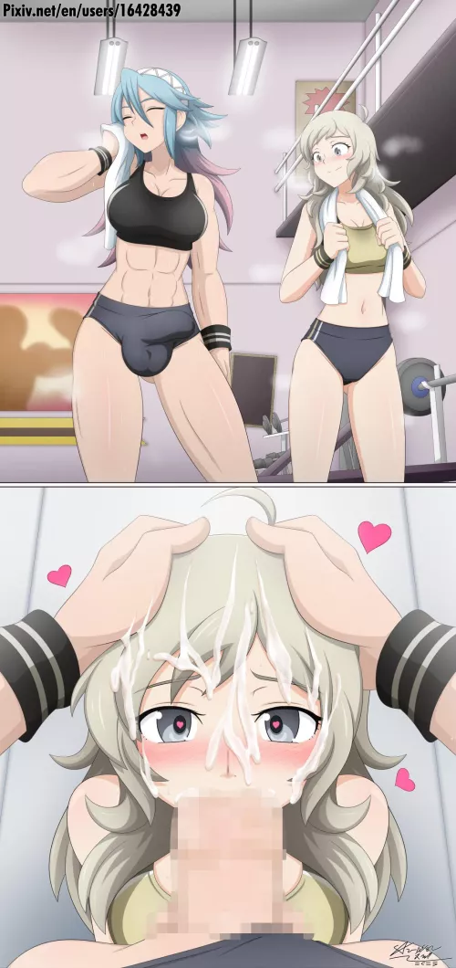 Love at the gym (Luna XD)