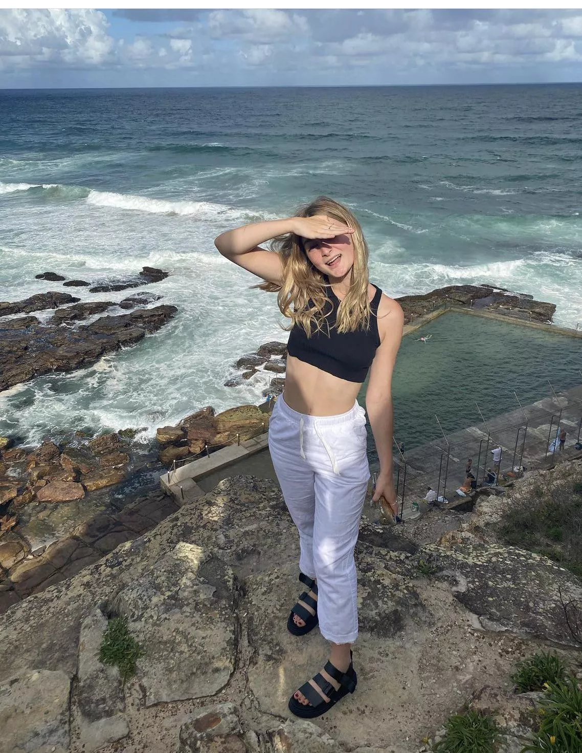 Love feeling the Sea breeze on my tummy :)