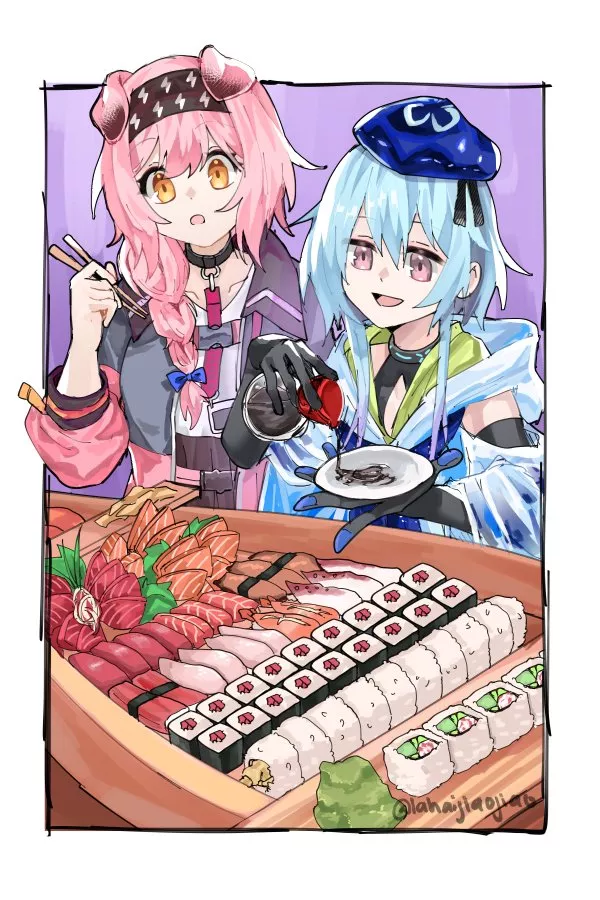 Mizuki with his sister Goldenglow