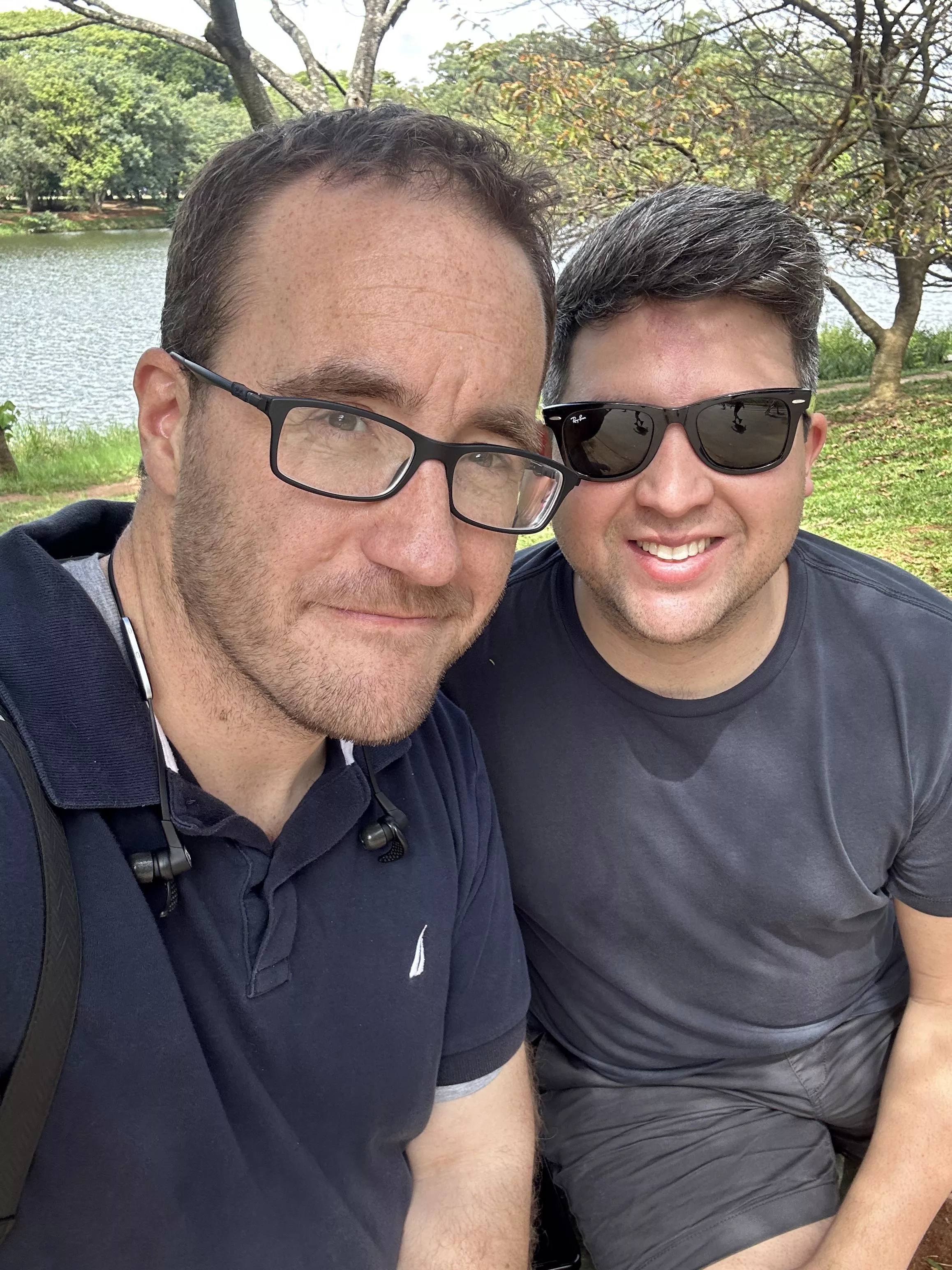 My boyfriend and I in Brazil today.