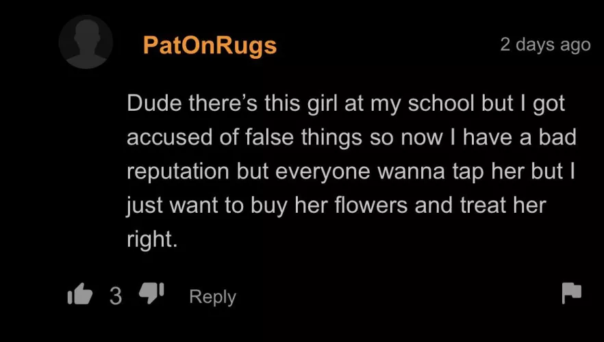 my man just wants to treat her right y’all 😭