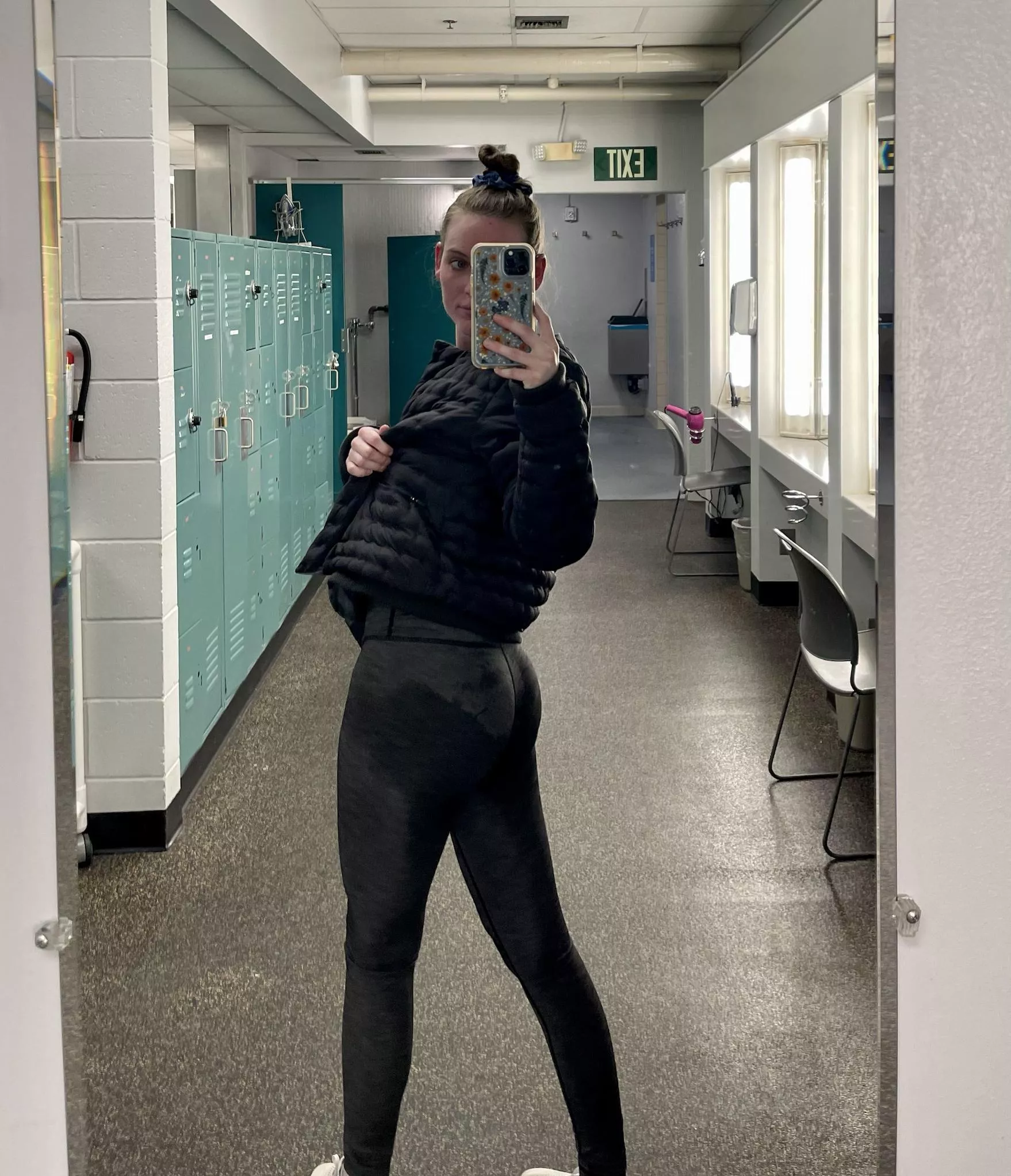 Nice and wet after the sauna ;)