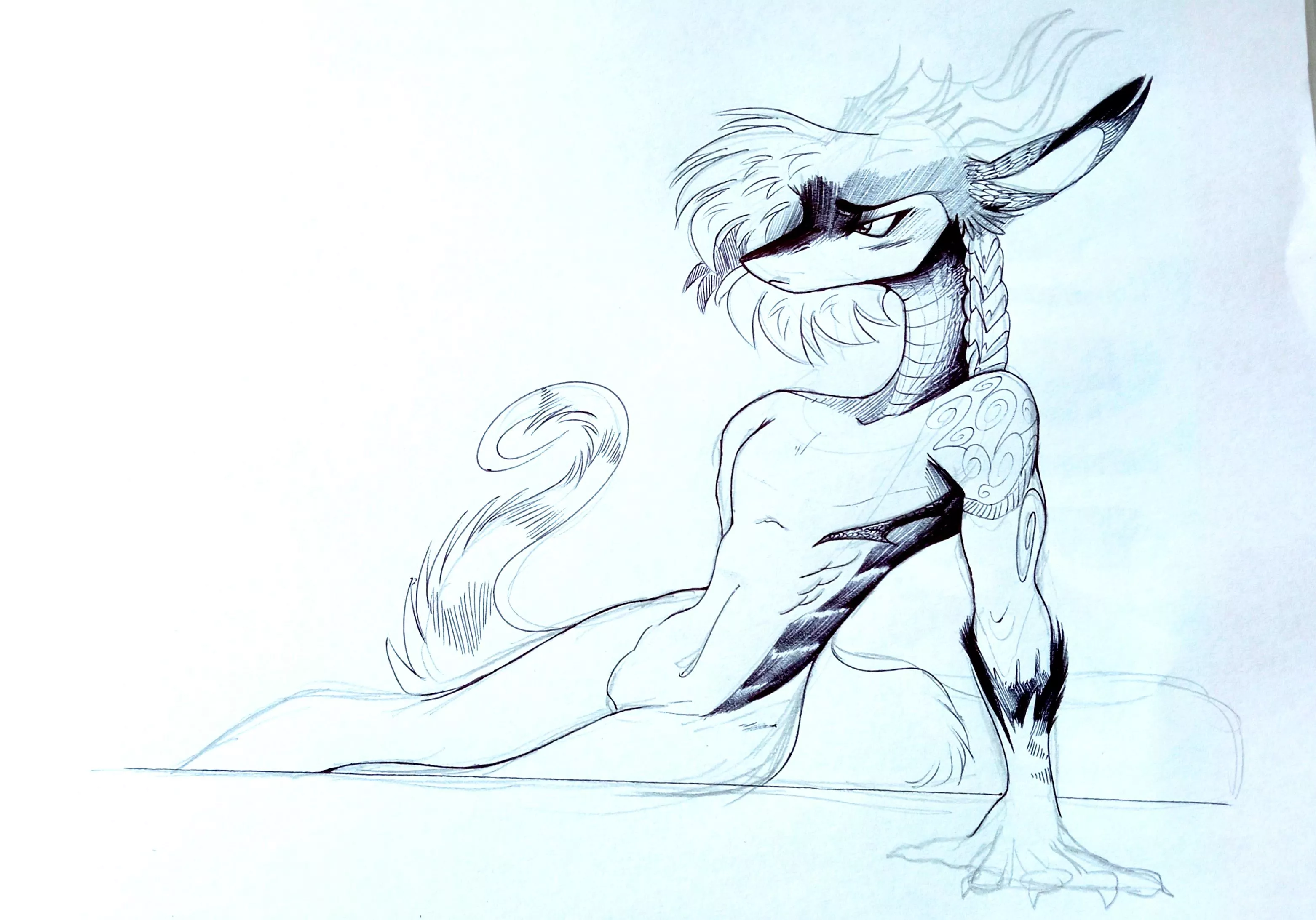 pose - (wip) (art by me)