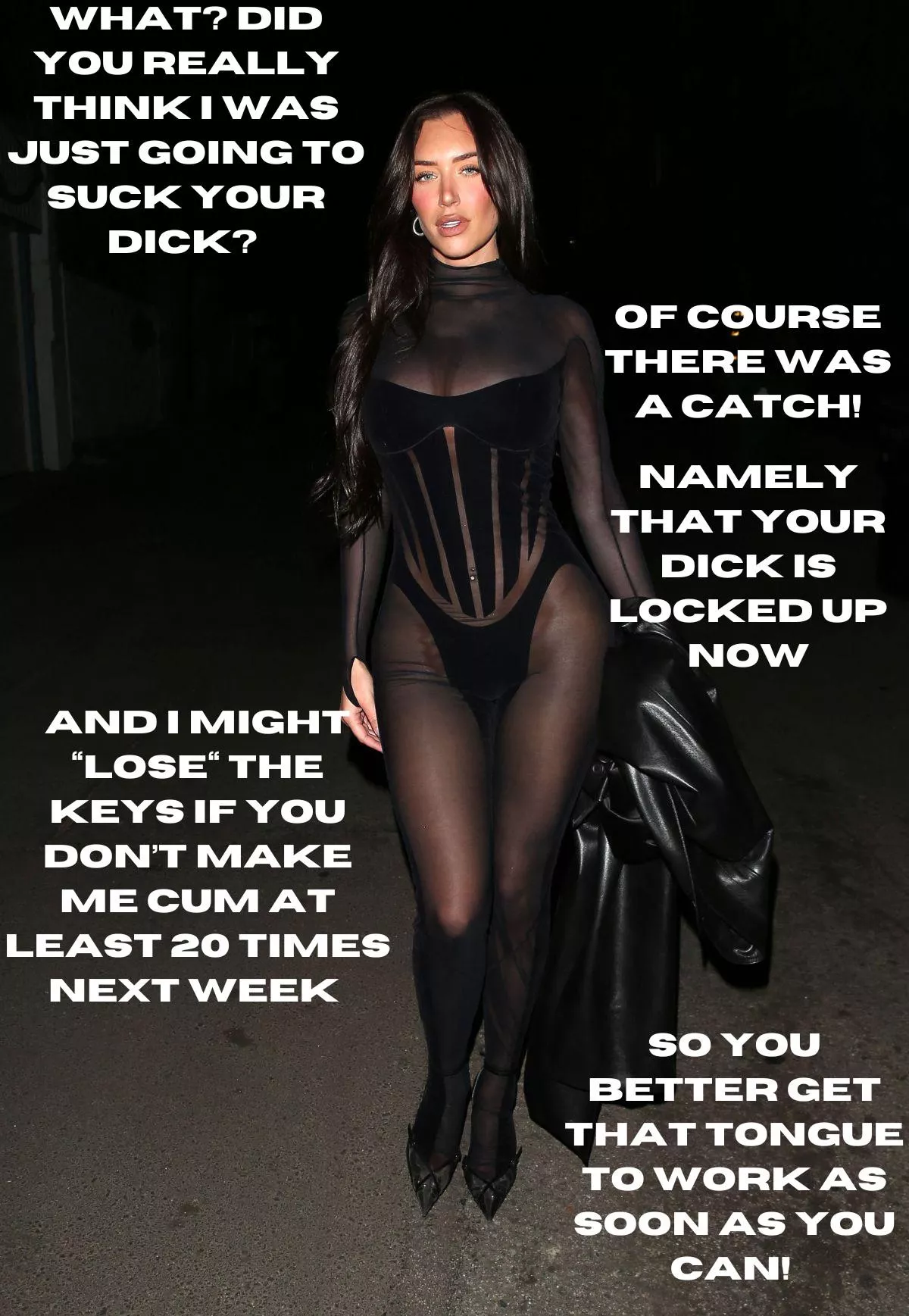 She could’ve just asked…