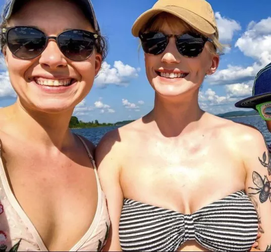 She smiles, but she knows who’s bigger